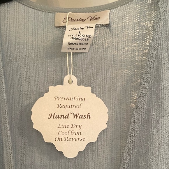 NWT Boho chic tie vest with lace - Picture 4 of 6